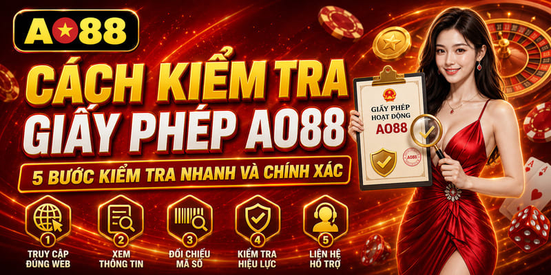Cách kiểm tra giấy phép hoạt động AO88