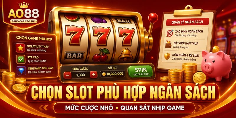 Mẹo chơi slot cho người mới khi chọn độ biến động